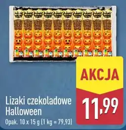 ALDI Lizaki czekoladowe Halloween oferta