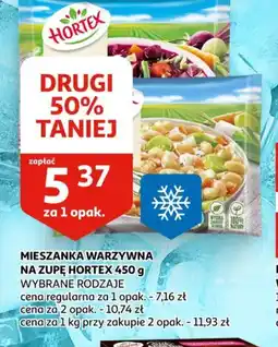 Auchan Mieszanka warzywna na zupę Hortex oferta