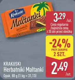 ALDI Krakuski Herbatniki Maltanki oferta