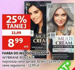 Auchan Farba do włosów Joanna Multi Cream Metallic Color oferta