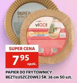 Auchan Papier do frytownicy bez tłuszczowej viGO! oferta
