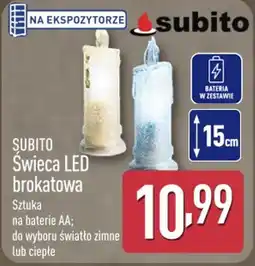 ALDI Świeca LED brokatowa oferta