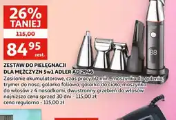 Auchan Zestaw do pielęgnacji dla mężczyzn 5w1 Adler oferta