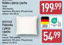 ALDI NOVITESSE Kołdra z pierza i puchu oferta