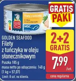 ALDI Golden Seafood Filety z tuńczyka w oleju słonecznikowym oferta