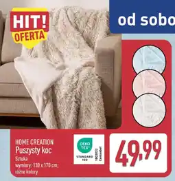 ALDI Home Creation Puszysty koc oferta