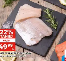 Auchan Dorsz czarny filet bez skóry oferta