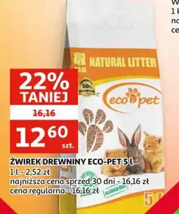 Auchan Żwirek Drewniny Eco-Pet oferta