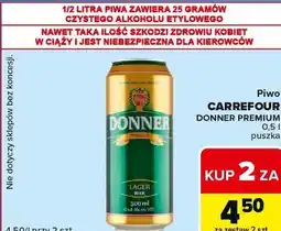 Carrefour Express Piwo Carrefour Donner Premium oferta