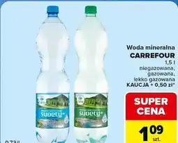 Carrefour Express Woda mineralna Carrefour oferta