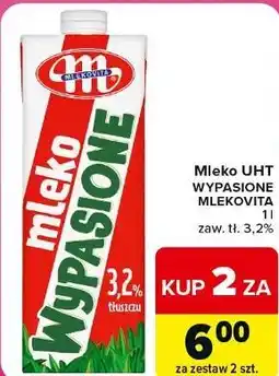 Carrefour Express Mleko UHT Wypasione Mlekovita oferta