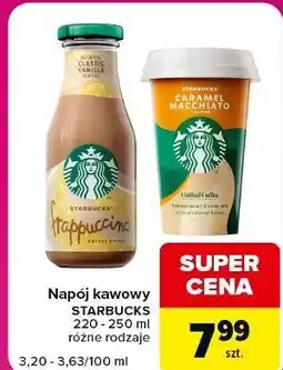 Carrefour Express Napój kawowy Starbucks oferta