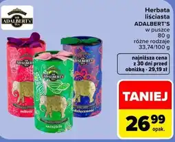 Carrefour Market Herbata liściasta ADALBERT'S w puszce oferta