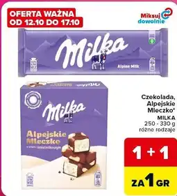 Carrefour Express Czekolada, Alpejskie Mleczko Milka oferta