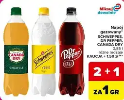Carrefour Express Napój gazowany Schweppes, Dr Pepper, Canada Dry oferta
