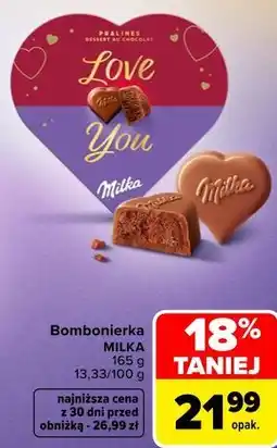 Carrefour Market Bombonierka Milka Love You oferta