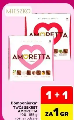 Carrefour Market Bombonierka TWÓJ SEKRET AMORETTA 106 - 155 g różne rodzaje oferta