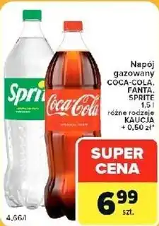 Carrefour Express Napój gazowany Coca-Cola, Fanta, Sprite oferta