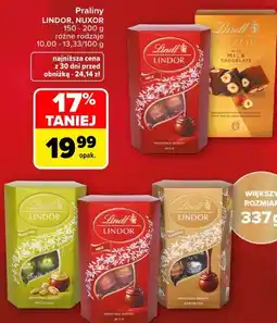 Carrefour Market Praliny Lindor, Nuxor Lindt oferta