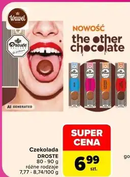 Carrefour Market Czekolada DROSTE 80 - 90 g różne rodzaje oferta