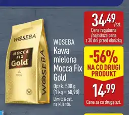 ALDI Kawa mielona Mocca Fix Gold Woseba oferta