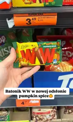 Biedronka Baton E.Wedel WW Pumpkin Spice oferta