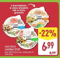 ALDI Lunchbox TO GO z kurczakiem Takie Proste oferta