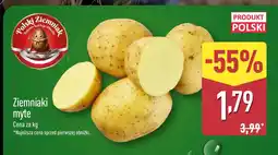 ALDI Ziemniaki myte oferta