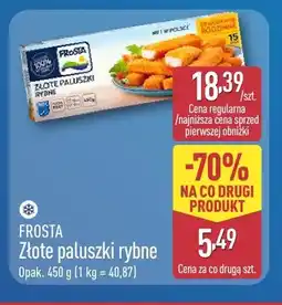 ALDI Złote paluszki rybne Frosta oferta