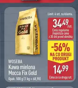 ALDI Kawa mielona Mocca Fix Gold Woseba oferta