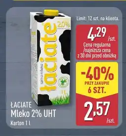ALDI Mleko UHT Łaciate 2% oferta
