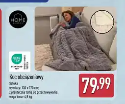 ALDI Koc obciążeniowy Home Creation 130x170 cm oferta