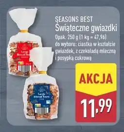 ALDI Świąteczne gwiazdki z czekoladą mleczną Seasons Best oferta