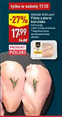 ALDI Filety z piersi kurczaka Mięsne Specjały oferta