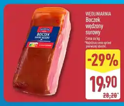ALDI Boczek wędzony surowy Wędliniarnia oferta