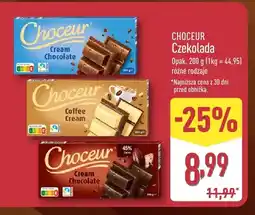 ALDI Czekolada Cream Chocolate Choceur oferta