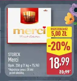 ALDI Czekoladki Merci oferta