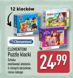 ALDI Puzzle klocki Clementoni oferta