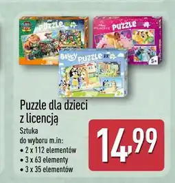ALDI Puzzle dla dzieci z licencją 3x35 elementów oferta
