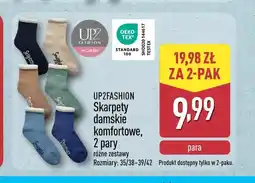ALDI Skarpety damskie komfortowe 2-pak Up2fashion oferta