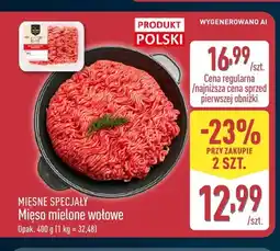 ALDI Mięso mielone wołowe Mięsne Specjały oferta