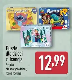 ALDI Puzzle dla dzieci z licencją dla małych oferta