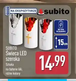 ALDI Świeca LED szeroka Subito oferta