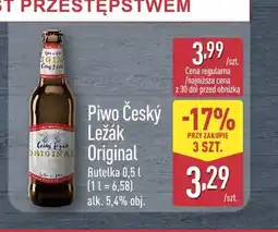 ALDI Piwo Český Ležák Original oferta
