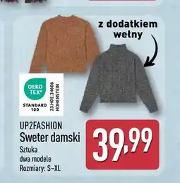 ALDI Sweter damski z dodatkiem wełny UP2FASHION oferta