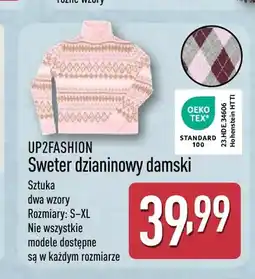ALDI Sweter dzianinowy damski UP2FASHION oferta