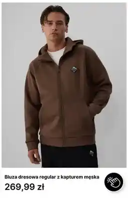 4F Bluza dresowa regular z kapturem męska oferta