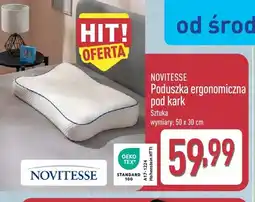 ALDI Poduszka ergonomiczna pod kark 50x30 cm Novitesse oferta