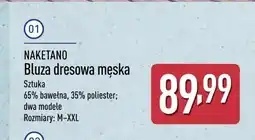 ALDI Bluza dresowa męska Naketano oferta
