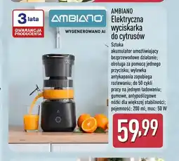 ALDI Elektryczna wyciskarka do cytrusów Ambiano oferta